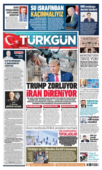 Türkgün Gazetesi 3 Nisan 2026