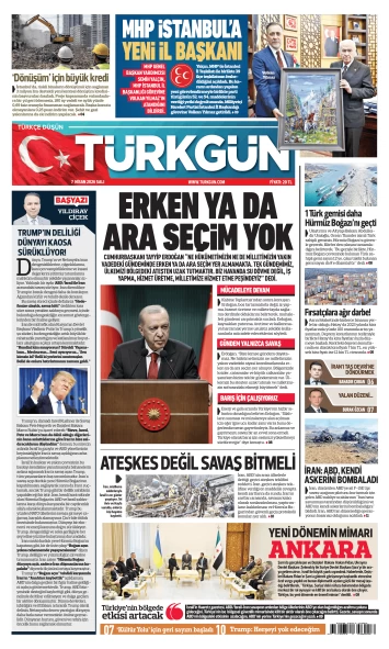 Türkgün Gazetesi 7 Nisan 2026