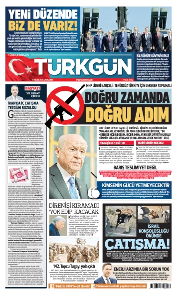 Türkgün Gazetesi 8 Nisan 2026