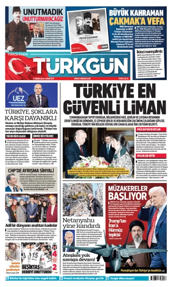 Türkgün Gazetesi 11 Nisan 2026