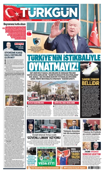 Türkgün Gazetesi 22 Nisan 2026