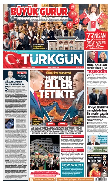 Türkgün Gazetesi 23 Nisan 2026