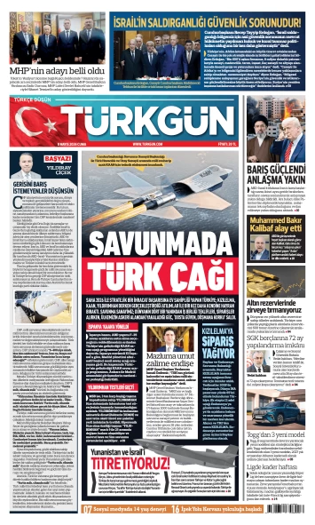 Türkgün Gazetesi 8 Mayıs 2026