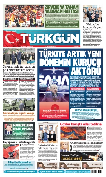 Türkgün Gazetesi 9 Mayıs 2026