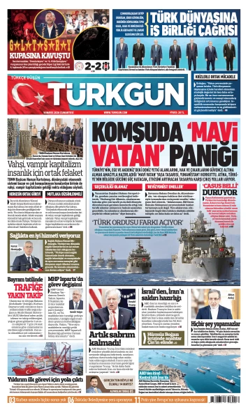 Türkgün Gazetesi 16 Mayıs 2026