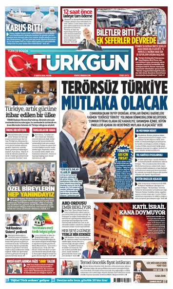 Türkgün Gazetesi 17 Mayıs 2026