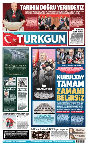 Türkgün Gazetesi 24 Mayıs 2026