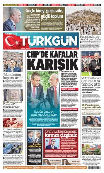 Türkgün Gazetesi 26 Mayıs 2026