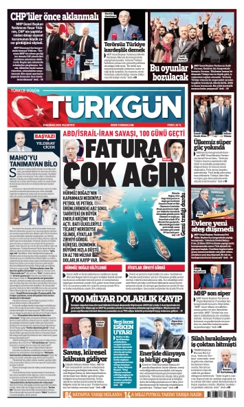 Türkgün Gazetesi 8 Haziran 2026