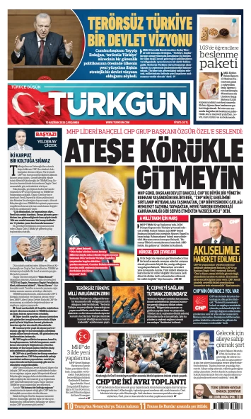 Türkgün Gazetesi 10 Haziran 2026