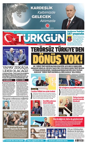 Türkgün Gazetesi 14 Haziran 2026