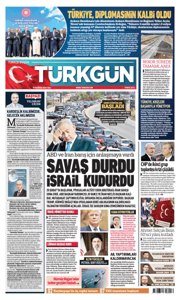 Türkgün Gazetesi 16 Haziran 2026