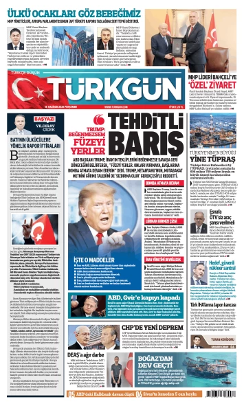 Türkgün Gazetesi 18 Haziran 2026