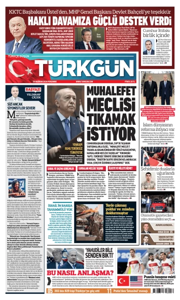 Türkgün Gazetesi 25 Haziran 2026
