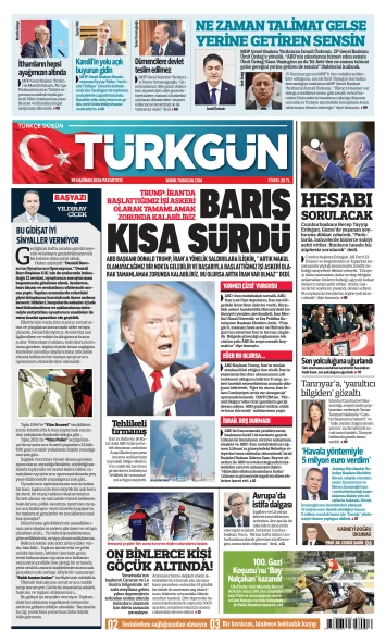 Türkgün Gazetesi 29 Haziran 2026