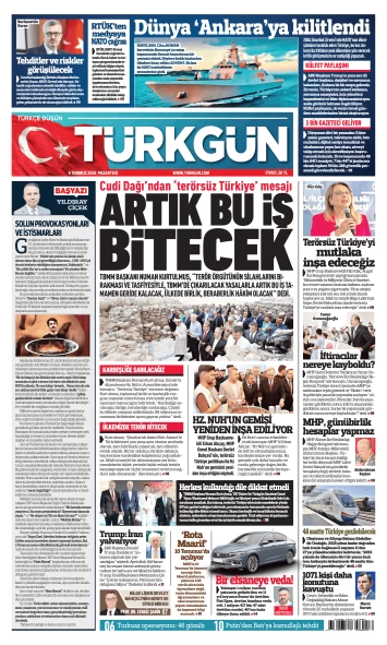 Türkgün Gazetesi 6 Temmuz 2026