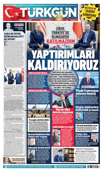 Türkgün Gazetesi 8 Temmuz 2026