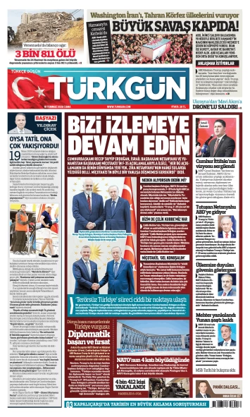 Türkgün Gazetesi 10 Temmuz 2026
