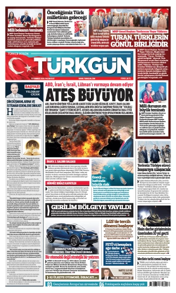 Türkgün Gazetesi 13 Temmuz 2026