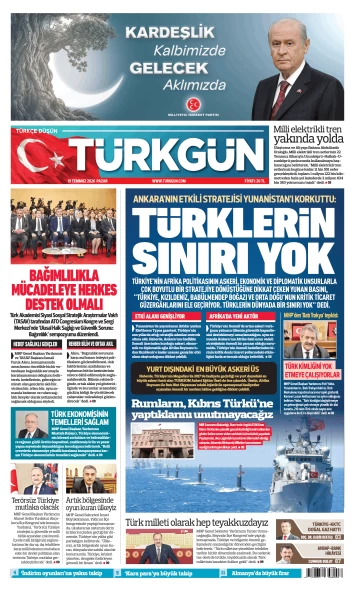 Türkgün Gazetesi 19 Temmuz 2026
