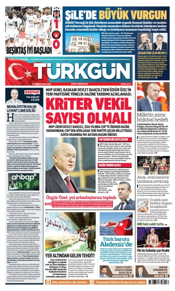 Türkgün Gazetesi 24 Temmuz 2026