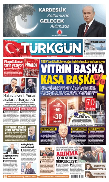 Türkgün Gazetesi 26 Temmuz 2026