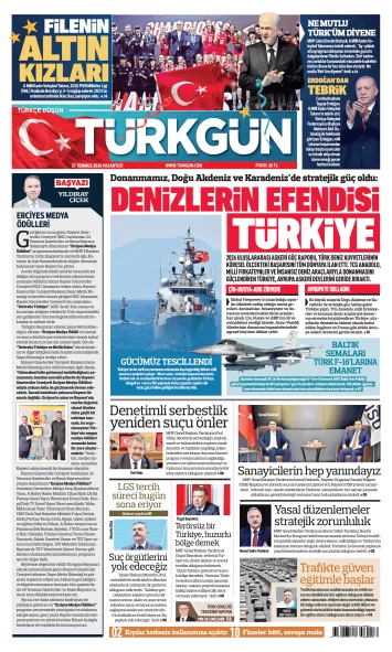 Türkgün Gazetesi 27 Temmuz 2026