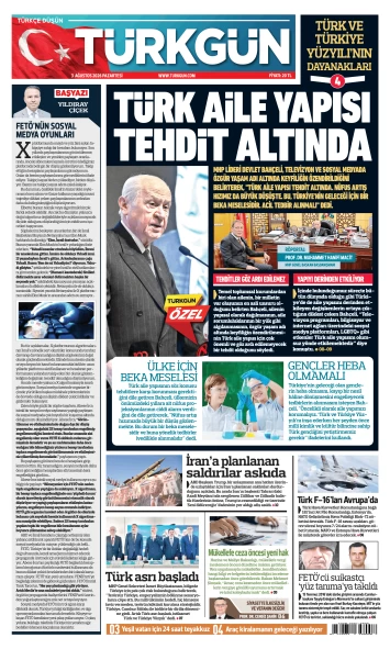Türkgün Gazetesi 3 Ağustos 2026