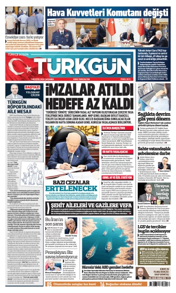 Türkgün Gazetesi 5 Ağustos 2026