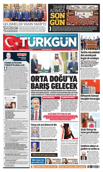 Türkgün Gazetesi 10 Ağustos 2026