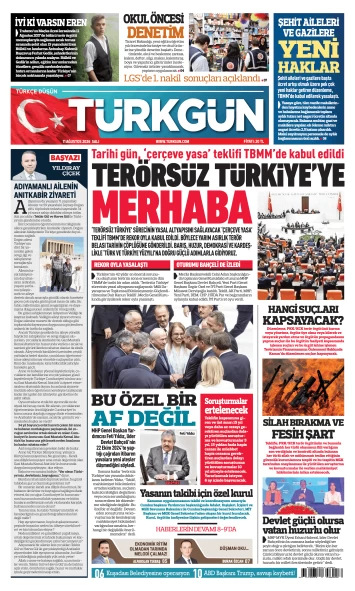 Türkgün Gazetesi 11 Ağustos 2026