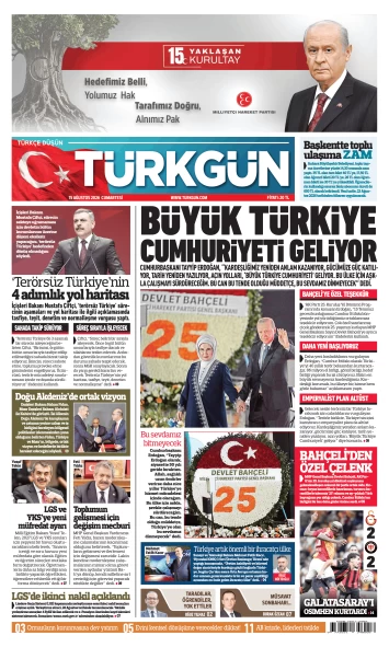 Türkgün Gazetesi 15 Ağustos 2026