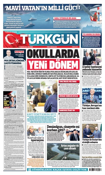 Türkgün Gazetesi 20 Ağustos 2026