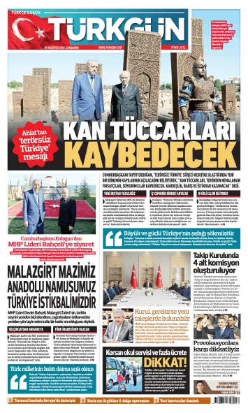 Türkgün Gazetesi 26 Ağustos 2026