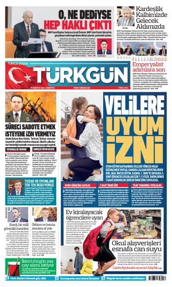 Türkgün Gazetesi 29 Ağustos 2026