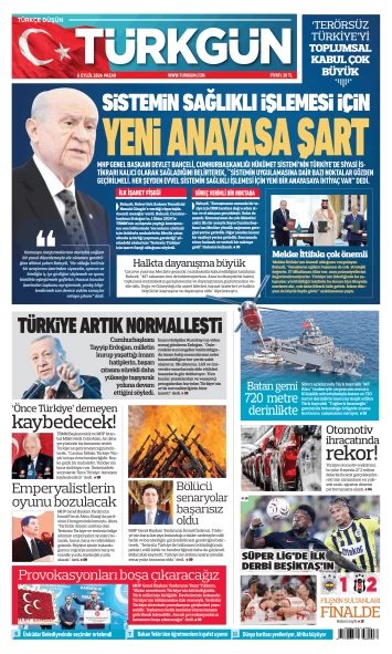 Türkgün Gazetesi 6 Eylül 2026