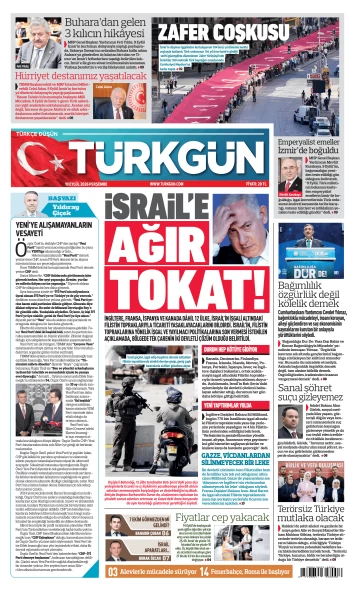 Türkgün Gazetesi 10 Eylül 2026