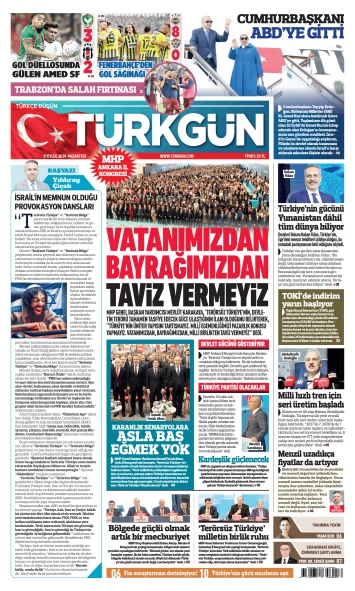 Türkgün Gazetesi 21 Eylül 2026