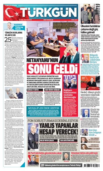 Türkgün Gazetesi 28 Eylül 2026