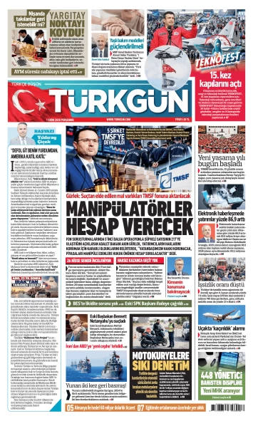 Türkgün Gazetesi 1 Ekim 2026