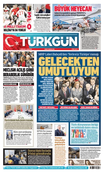 Türkgün Gazetesi 3 Ekim 2026