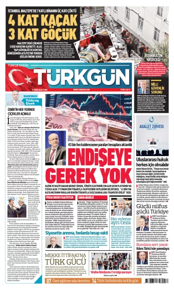Türkgün Gazetesi 9 Ekim 2026