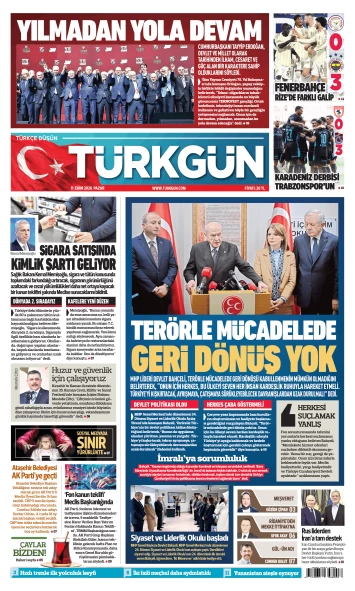 Türkgün Gazetesi 11 Ekim 2026