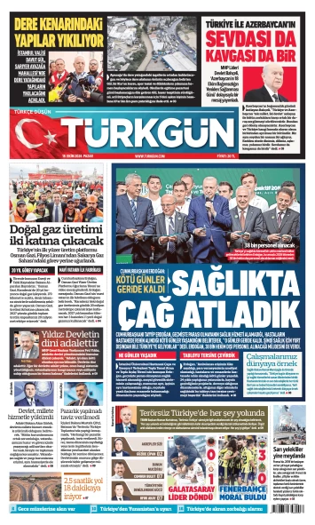 Türkgün Gazetesi 18 Ekim 2026