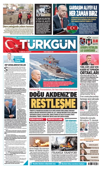 Türkgün Gazetesi 19 Ekim 2026