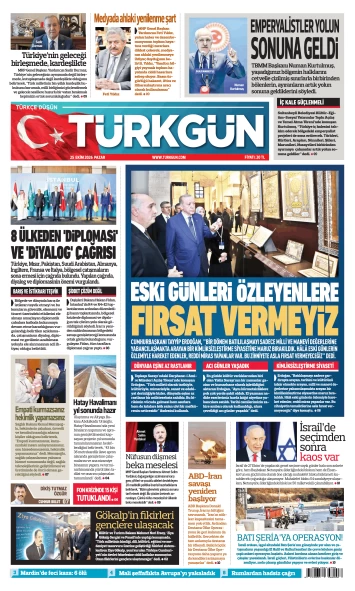 Türkgün Gazetesi 25 Ekim 2026