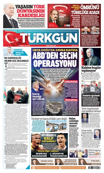 Türkgün Gazetesi 26 Ekim 2026
