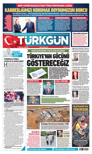 Türkgün Gazetesi 28 Ekim 2026
