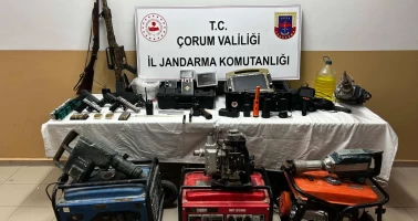 Çorum'da define operasyonu: İzinsiz kazı yapan 5 şüpheli tutuklandı