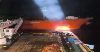 Marmara Adası açıklarında korkutan olay!